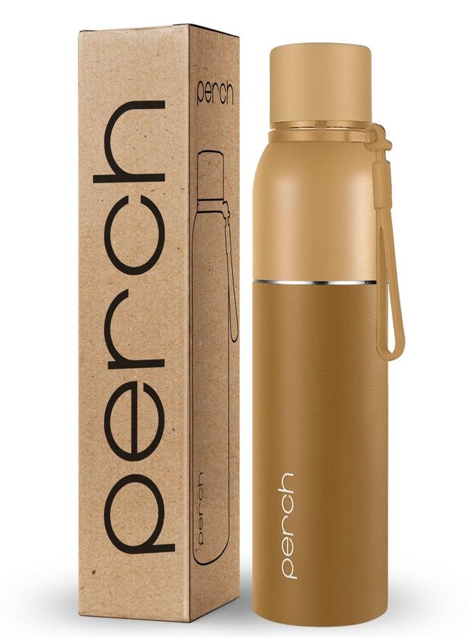 PERCH Zenith ISI Certified Hot and Cold Steel Water Bottle 560ml, Vacuum Insulated Flask for Adults | BPA-Free, Leakproof | Easy to Carry Bottle for Office, Gym, School - Image 1